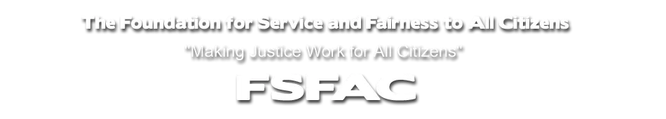 A black and white image of the sfac logo.